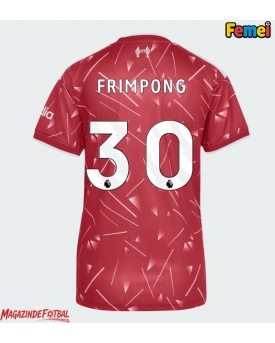 Liverpool Jeremie Frimpong #30 Tricou Fotbal Replică 2026-27 Femei Acasa Liverpool Jeremie Frimpong #30 Tricou Fotbal Replică 2026-27 Femei Acasa